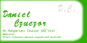 daniel czuczor business card